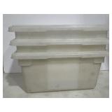 3 Rubbermaid Food Max Box 5Gal 8" x 12ï¿½ x 9ï¿½