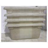 4 Rubbermaid Food Max Box 5Gal 8" x 12" x 9?