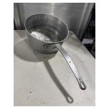 Aluminum 11" x 6" Commercial Pot W/ Long Handle