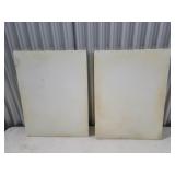 2 cutting boards 1/2" x 18" x 24"