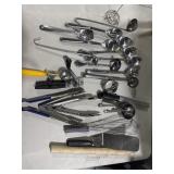 Box With Cooking Spoons & More Kitchen Supplies