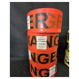 (4) Red Danger Do NOT Enter Barricade Tape