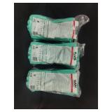 (3) NITRILE GLOVES Textile Supported