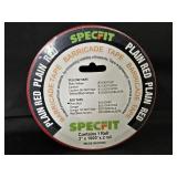 1 Roll Plain Red Barricade Tape 3'ï¿½1000' x 2mil