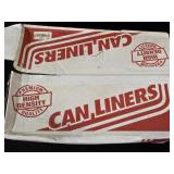 Case of (9) Rolls Can Liners