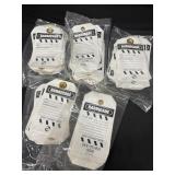 (5) Packs Barricade Tags Approx 100 Tags