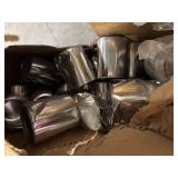(1) Box 3.5'x 3.5' Tin Cans W/Lids