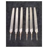 (6) pcs, Nicholson 6' Mill Single Cut Bastard
