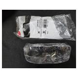 (2) Prs 3M OX1000 Black Temples Clear Uncoated