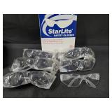 (6) Prs Starlite Safety Glasses