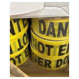 (1) Case Vallen Barricade Tape Yellow Danger 12