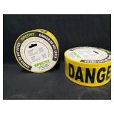 (2) Rolls Specfit Yellow Danger Do Not Enter Tape
