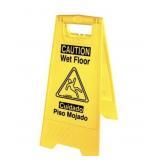(1) Impact 9152W English/Spanish 'Wet Floor' Sign