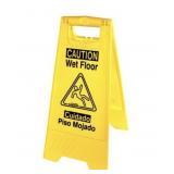(1) Impact 9152W English/Spanish 'Wet Floor' Sign