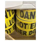 (1) Case Vallen Barricade Tape Yellow Danger 12