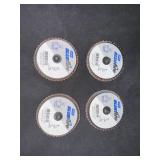 (4) Norton Bluefire 3' TY3 Grit