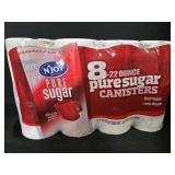 (8) 22oz NJOY Pure Sugar Canisters