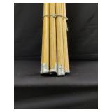 (12) 'UNIVERSAL MOP HANDLE'53' Long  Wooden