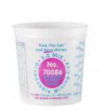 (1) Case E-Z MIX 70086 2 1/2 Quart Cup, 25 Pack