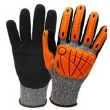 (8) Pairs, Flextech Resistant Impact Gloves Sz: