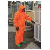 (2) Pcs, Tychem 6000FR Coverall Orange Sz:LG
