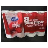 (8) 22oz NJOY Pure Sugar Canisters