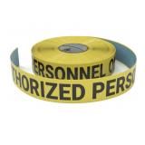(3) Caution Only Authorized Personnel Rolls