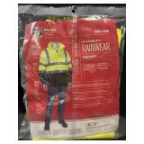 Falcon Viz Hi-Vi Rainwear Jacket Sz: L/XL