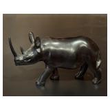 Ironwood Carved Wood Rhino