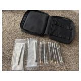 Make Up Bag With New Lip Liners/Eye Pencils