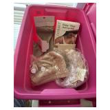 Storage Container W/ Push Up Pads