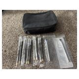 Make Up Bag With NEW Lip Liners/Eye Pencils