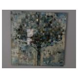 Canvas Tree Framed 34ï¿½x34ï¿½