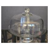 Very Heavy 13" Cake Plate/Punch Bowl