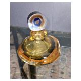 Vintage Murano Sommerso Blown Glass Perfume Bottle
