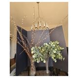 (2) Vases w/Arrangements