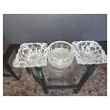 (3) Glass Ashtrays
