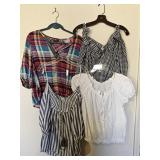 (4) Boho Tops M/L; One is XS But Oversized