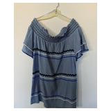 Mudpie Blue Dress Large