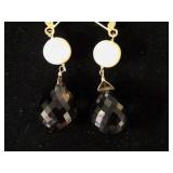 Set of Dark Amber Earrings