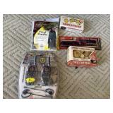 NIP Walkie Talkies, Fire Starter,Lighters,Poncho