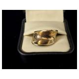 15K Gold Ring Sz 6.75