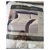 NEW Queen, Beekman Home Fiber Bed
