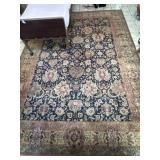 103"x 145" Earth Tones Floral Rug