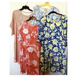 (4) Ruby Rd. & Other Stretch Dresses Large