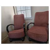 Pair of Vintage Art Deco Style Chairs