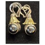 Marina B Bulgari 18k Yellow Gold Two Tone Swirl