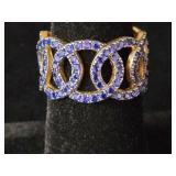 Purple Rhinestone Band