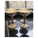 (4) Vintage EPB Silver Plated Gold Spanish G