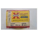(25) Rds, Vintage Box Of Western Super X Mark 5